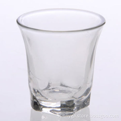 Mini Shot Glass with Curled Edge